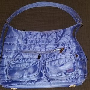 Lug Zipliner - Blue Convertible Purse/Bag/Backpack